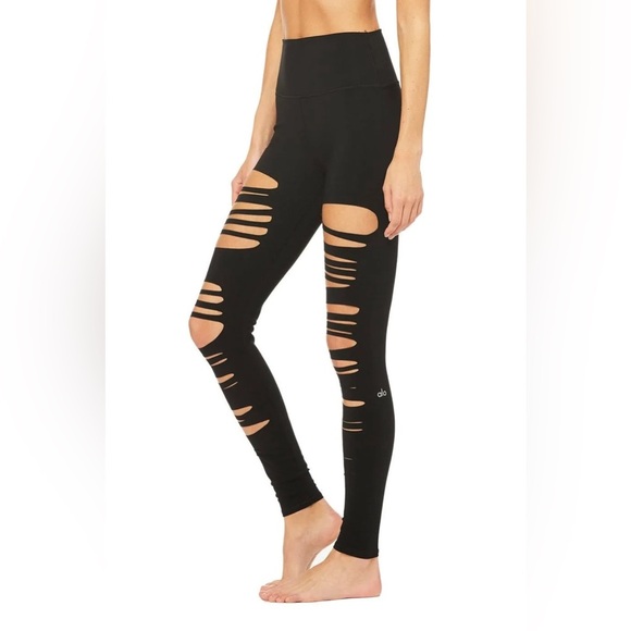 Alo Yoga Ripped Warrior women's leggings size XXS - Picture 2 of 4